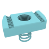 M6 Short Spring Channel Nut Stainless Steel 316
